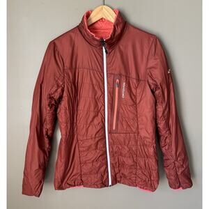 Ortovox Swisswool Piz Bial Reversible Coral Orange Insulating Jacket Women L